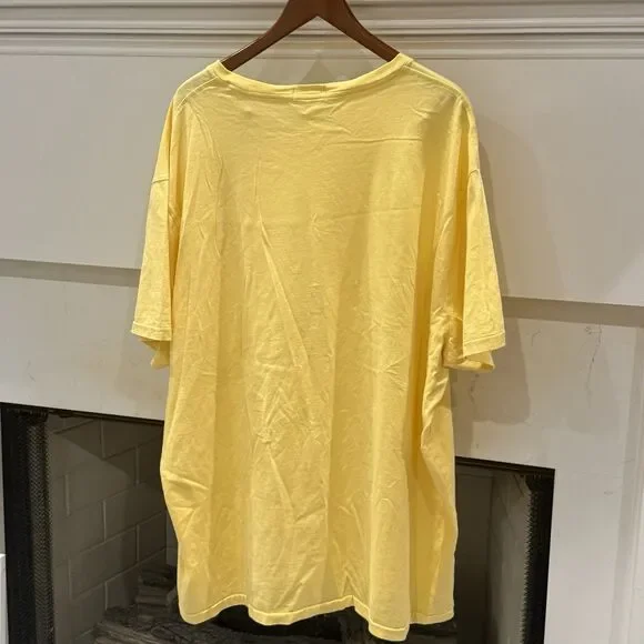 Polo Ralph Lauren Mens 3X Big T-Shirt Yellow Short Sleeve Logo Graphic Tee - Picture 4 of 12